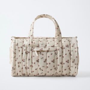 ZARA Floral diaper Bag